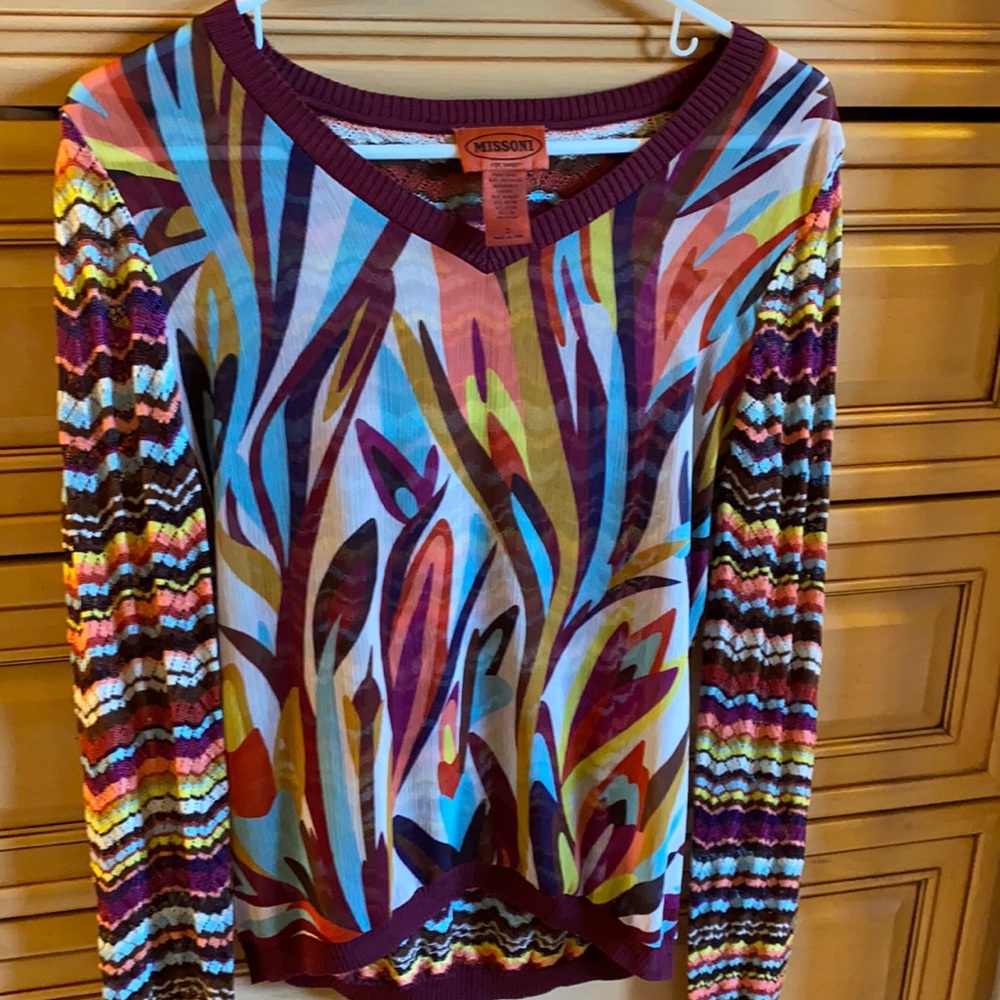 Colorful sweater. Worn once.